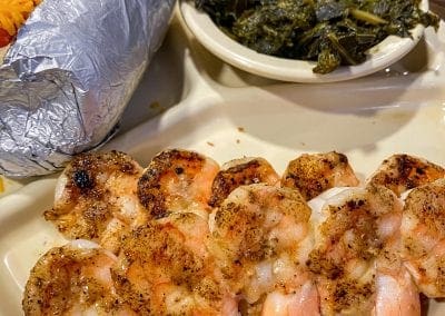 Grilled Shrimp, Riverview Cafe