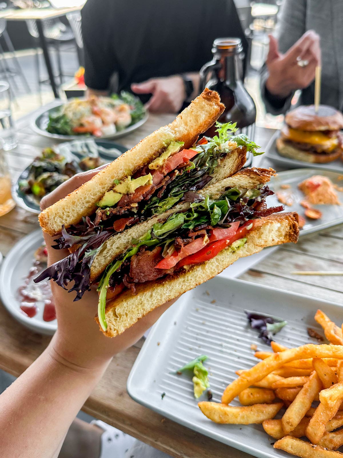 Sandwich at Wye Hill Brewing